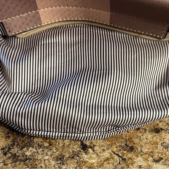 COPY - Unbranded Double Handle Shoulder Bag Black Cream Tan Polyurethane - Picture 13 of 14